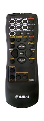 Yamaha RAV22 Original Remote Control Was Replaced RAV309 AUDIO YAMAHA