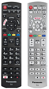 Original Panasonic N2QAYB001010 remote control - black